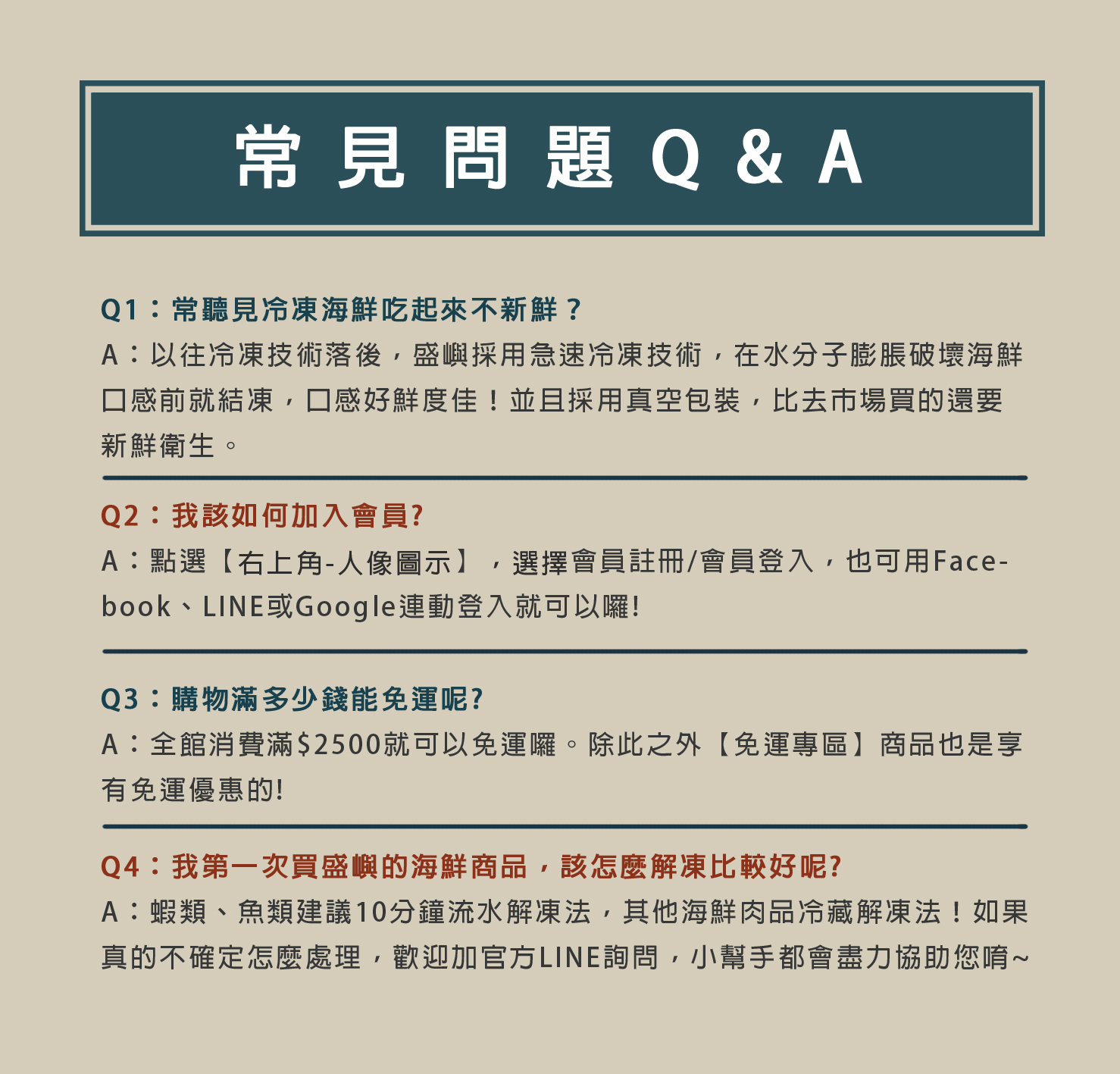 常見問題Q&A